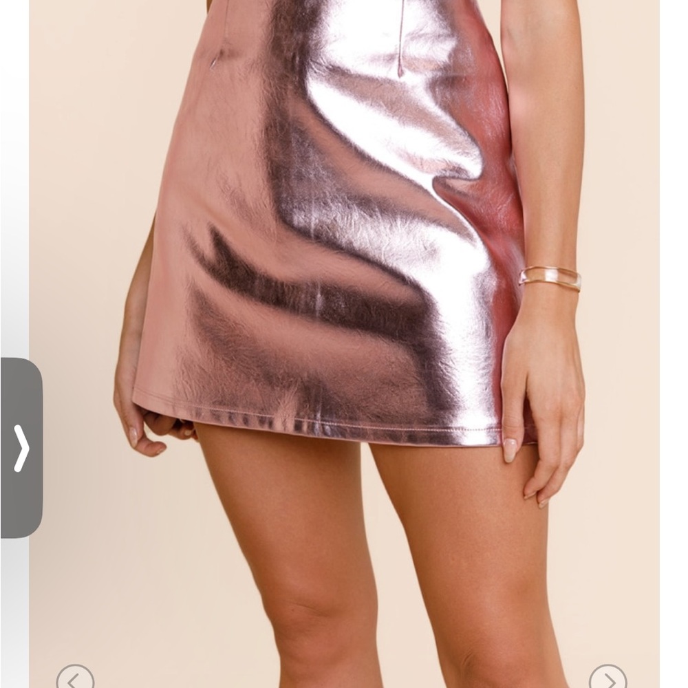 Nina Iridescent mini skirt